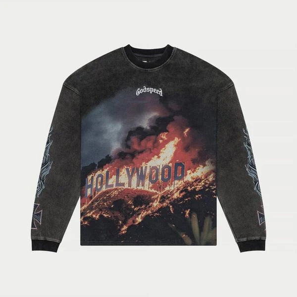 Godspeed Hollywood Inferno Thermal LS (Grey Wash)