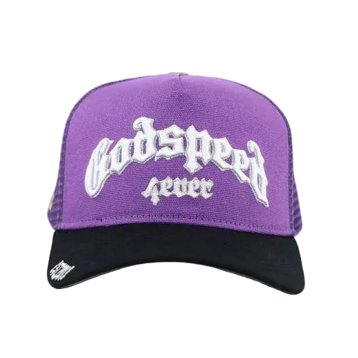 Godspeed GS Forever Trucker Hat (Purple/Black) - Blue Jeans