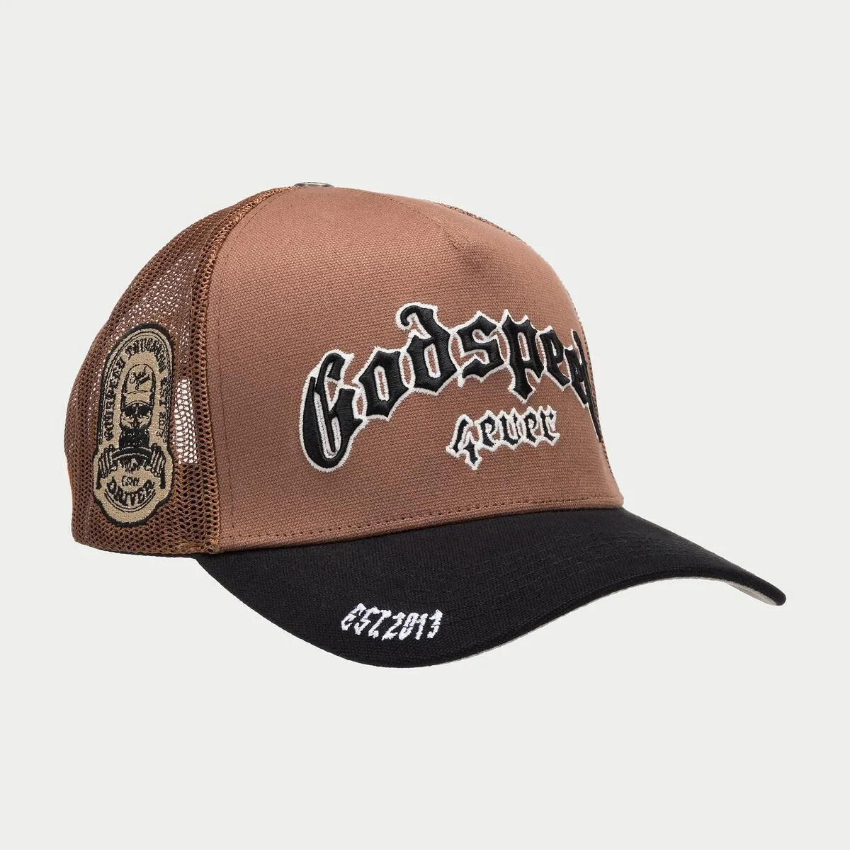 Godspeed GS Forever Trucker Hat (Brown/Black)