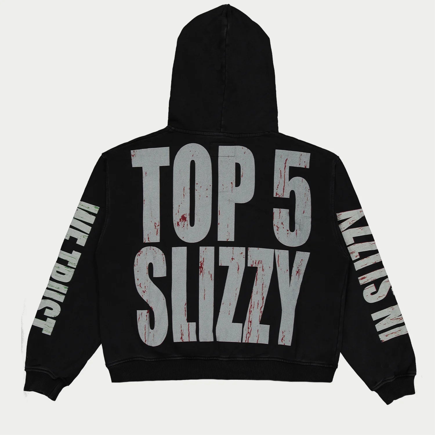 Godspeed Top 5 Slizzy VVS Hoodie (Black Wash)