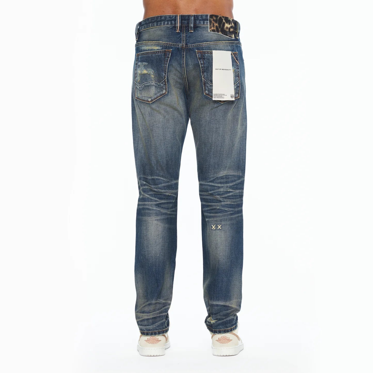 Cult Of Individuality Rocker Slim Straight 602 Jeans In Moss