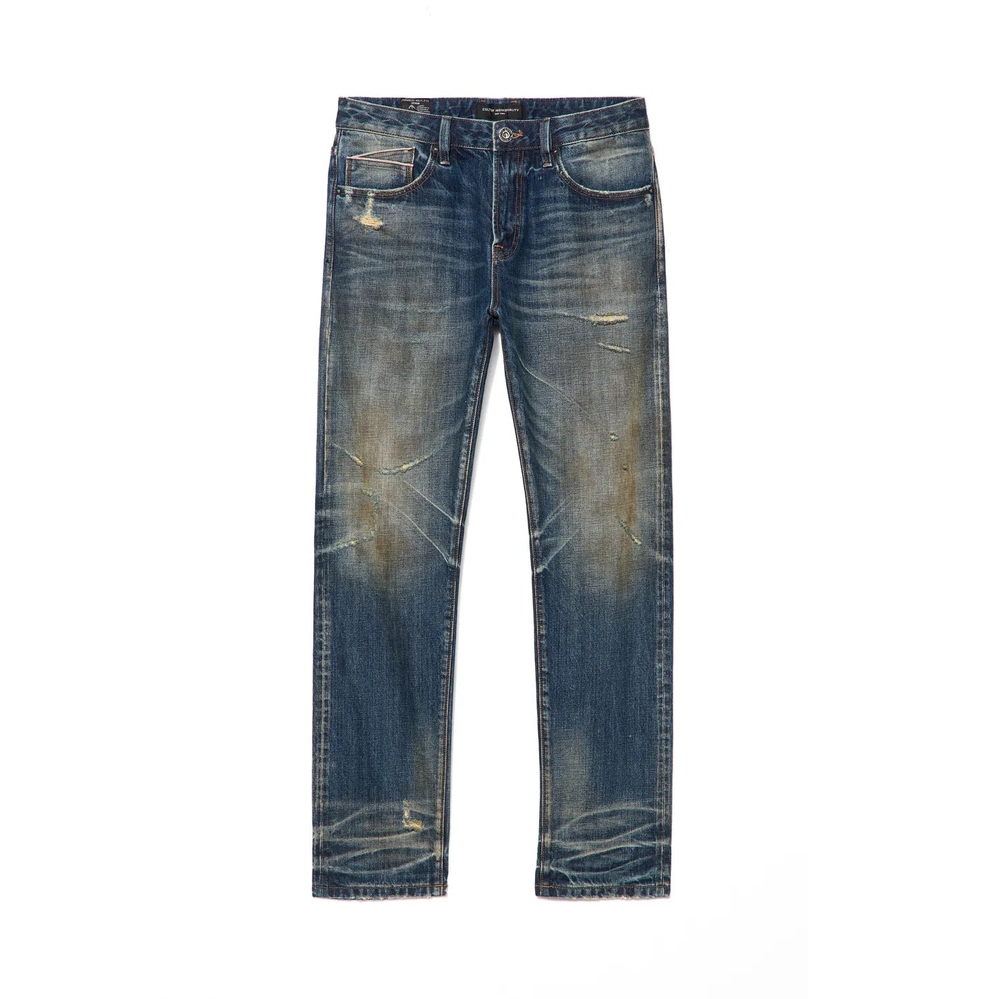 Cult Of Individuality Rocker Slim Straight 602 Jeans In Moss