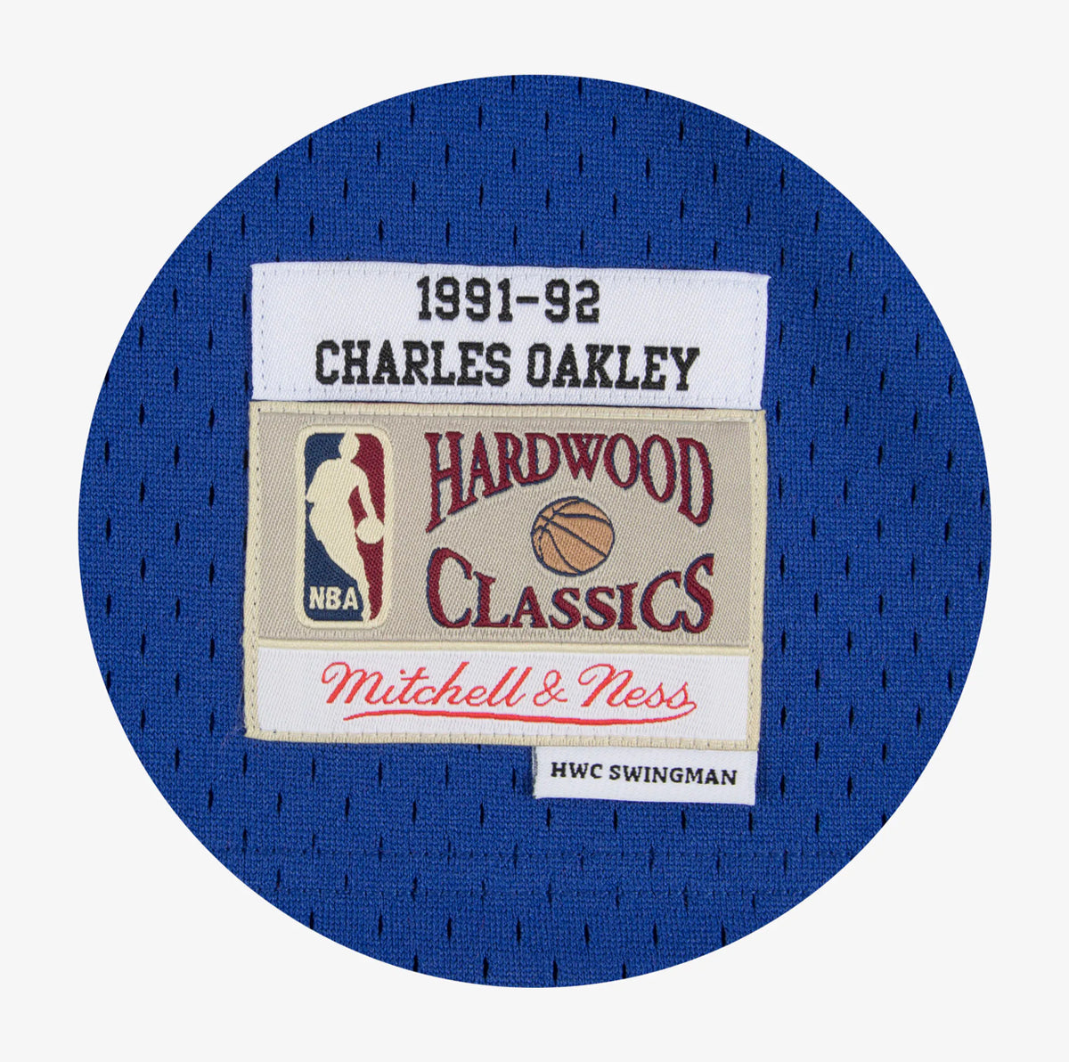 Michell&Ness Charles Oakley New York Knicks 1991-92 Blue Swingman Player Jersey