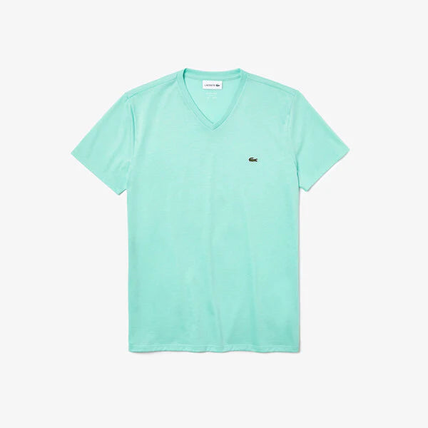 Lacoste V-Neck Soft Pima Cotton Tee