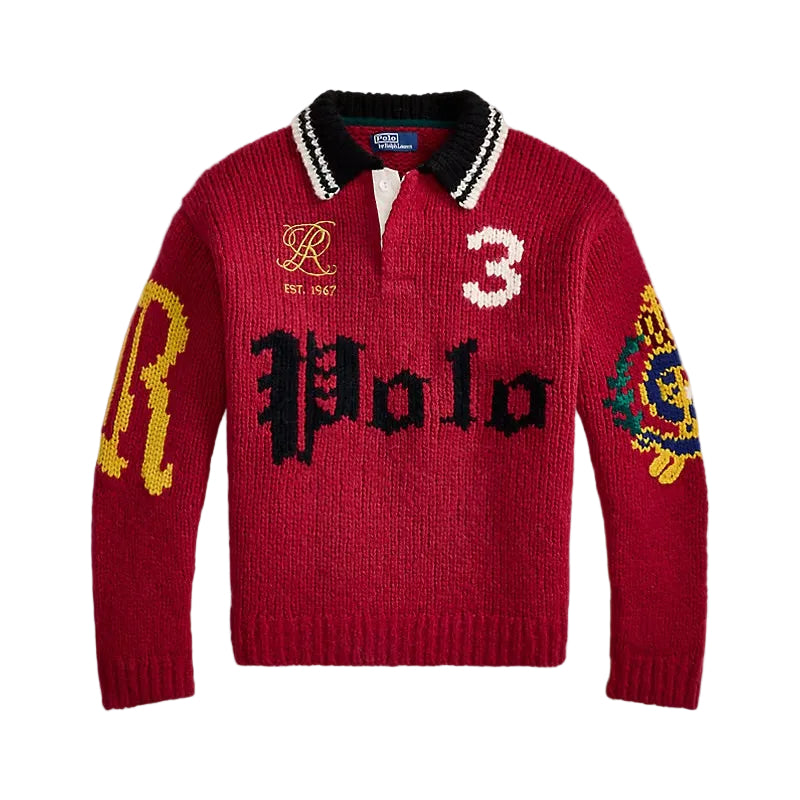 Polo Ralph Lauren Relaxed Fit Polo-Collar Sweater