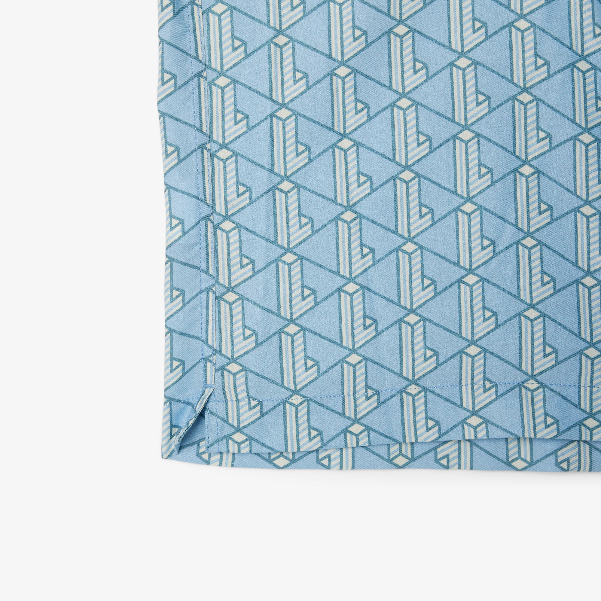 Lacoste Men's Straight Cut Monogram Shirt