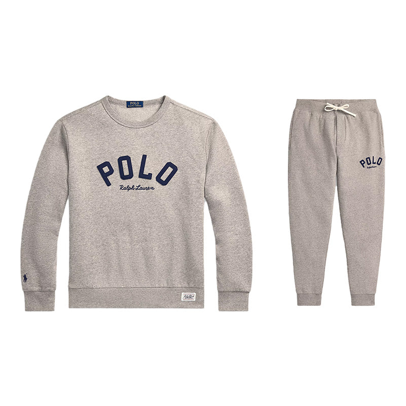 Grey polo sweatsuit best sale