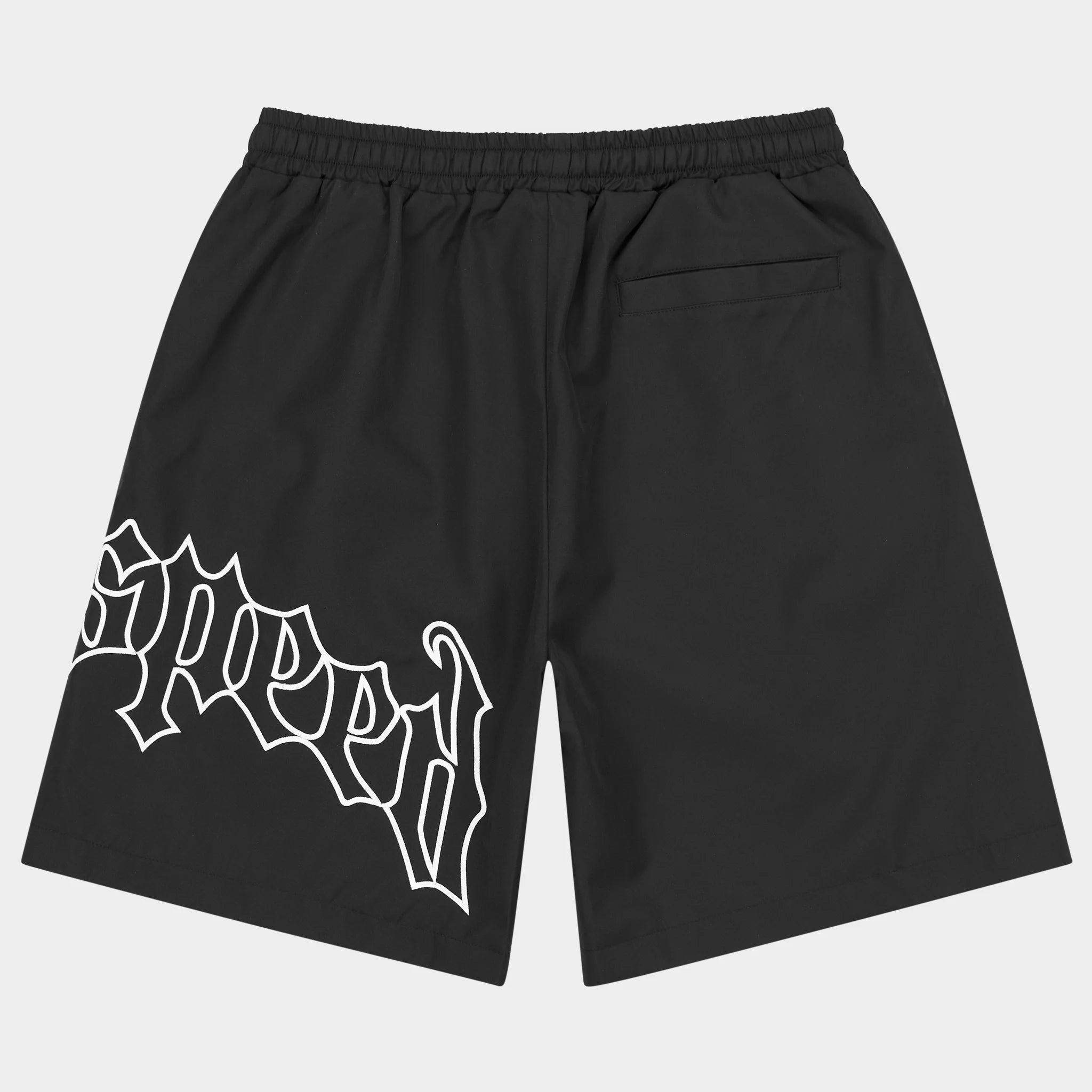 Godspeed OG Logo Nylon Shorts (Black/White)