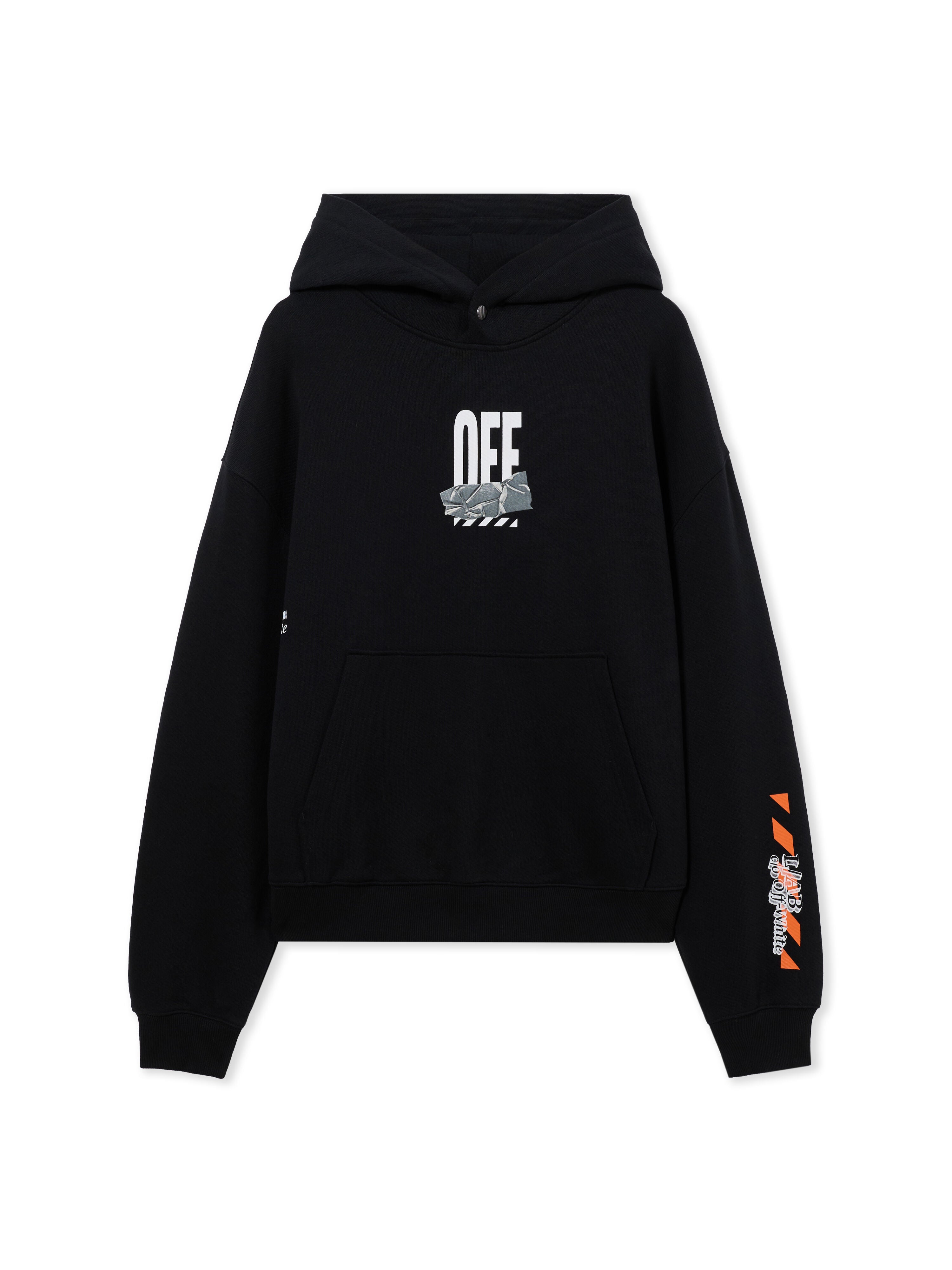 L/AB c/o Off-White L/AB Off Active Tape Hoodie