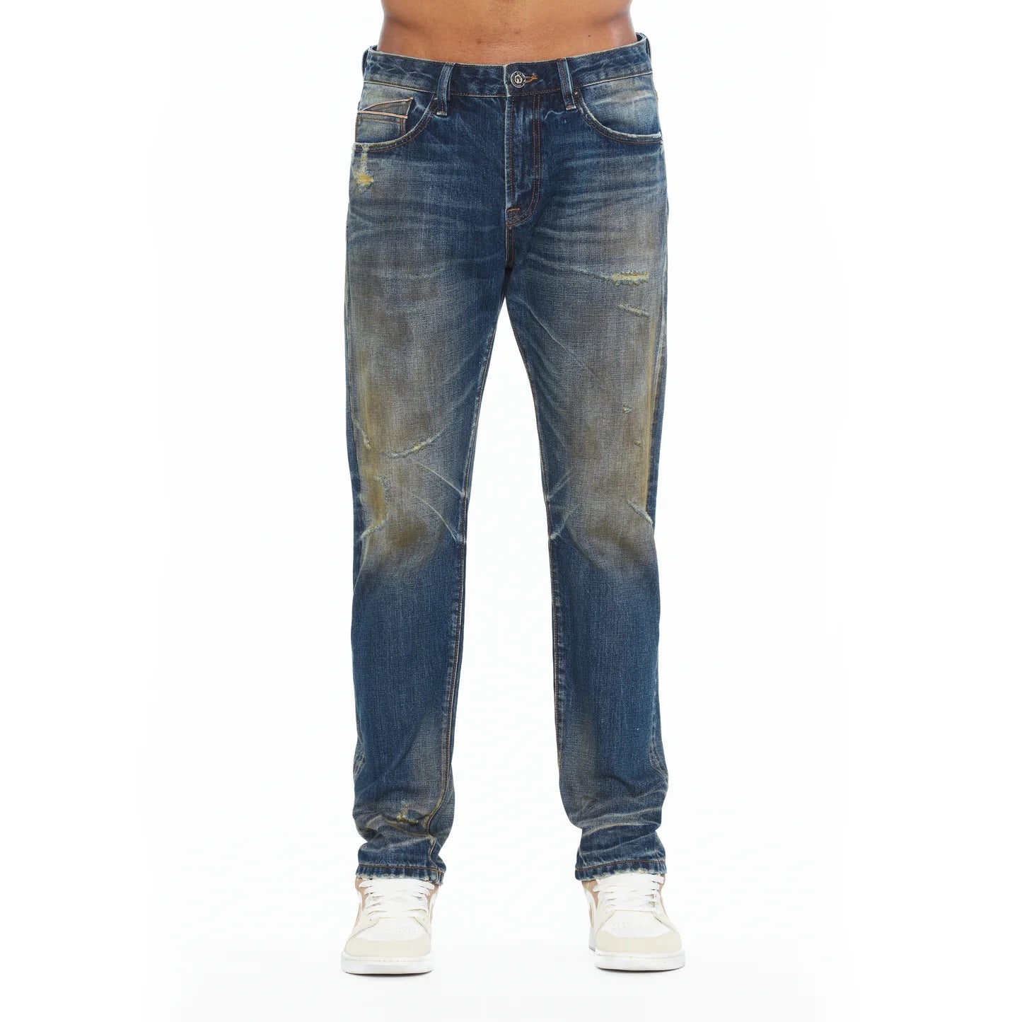 Cult Of Individuality Rocker Slim Straight 602 Jeans In Moss