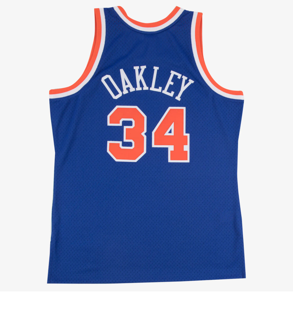 Michell&Ness Charles Oakley New York Knicks 1991-92 Blue Swingman Player Jersey