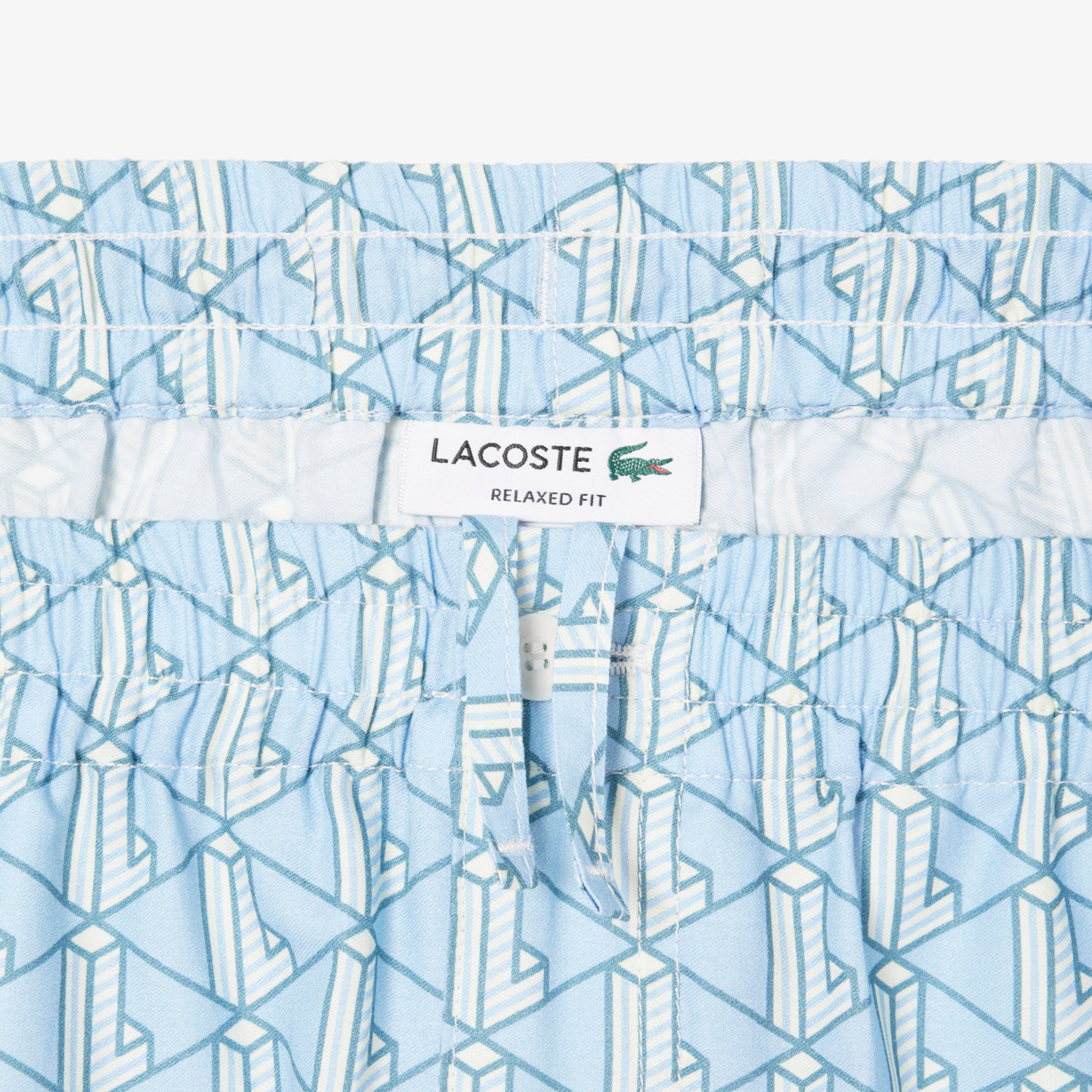 Lacoste Men's Lightweight Monogram Print Shorts