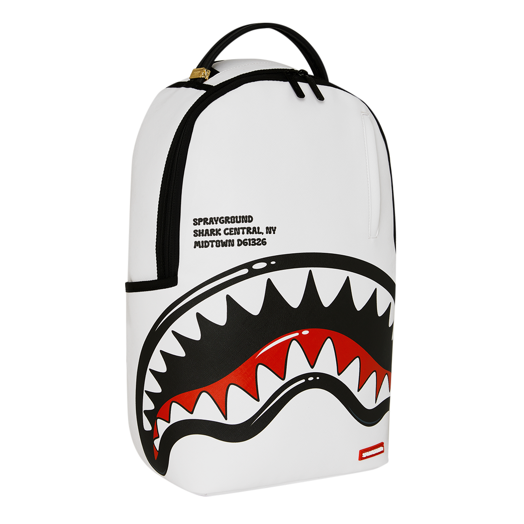Sprayground Central Bubble Shark (WHT) Backpack