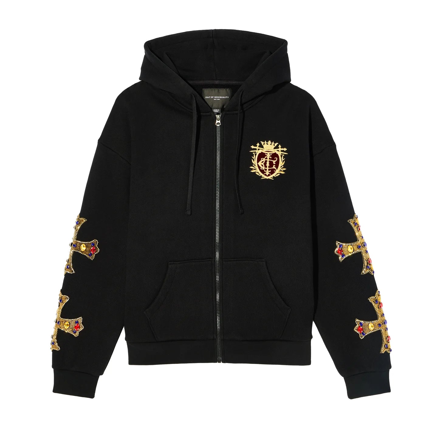 Cult Of Individuality Pullover Novelty Hoody”Family Crest”