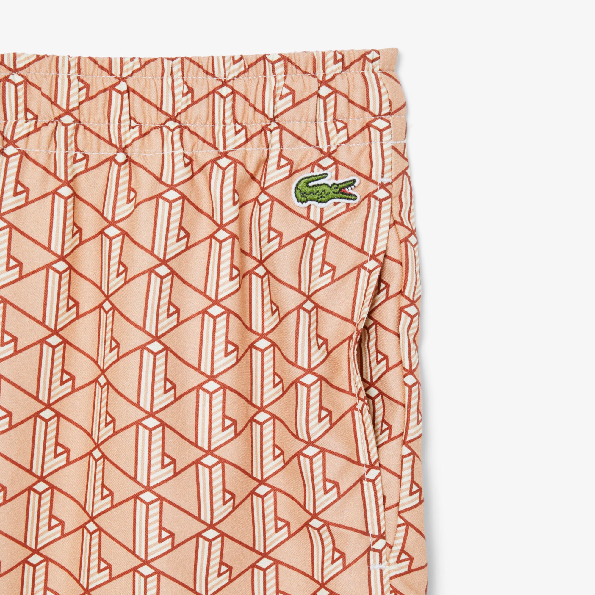 Lacoste Men's Lightweight Monogram Print Shorts
