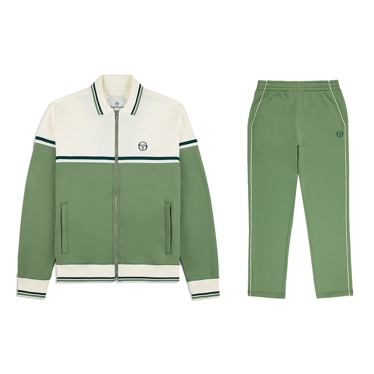 Sergio Tacchini Olmi Track Sweatsuit- Hedge Green