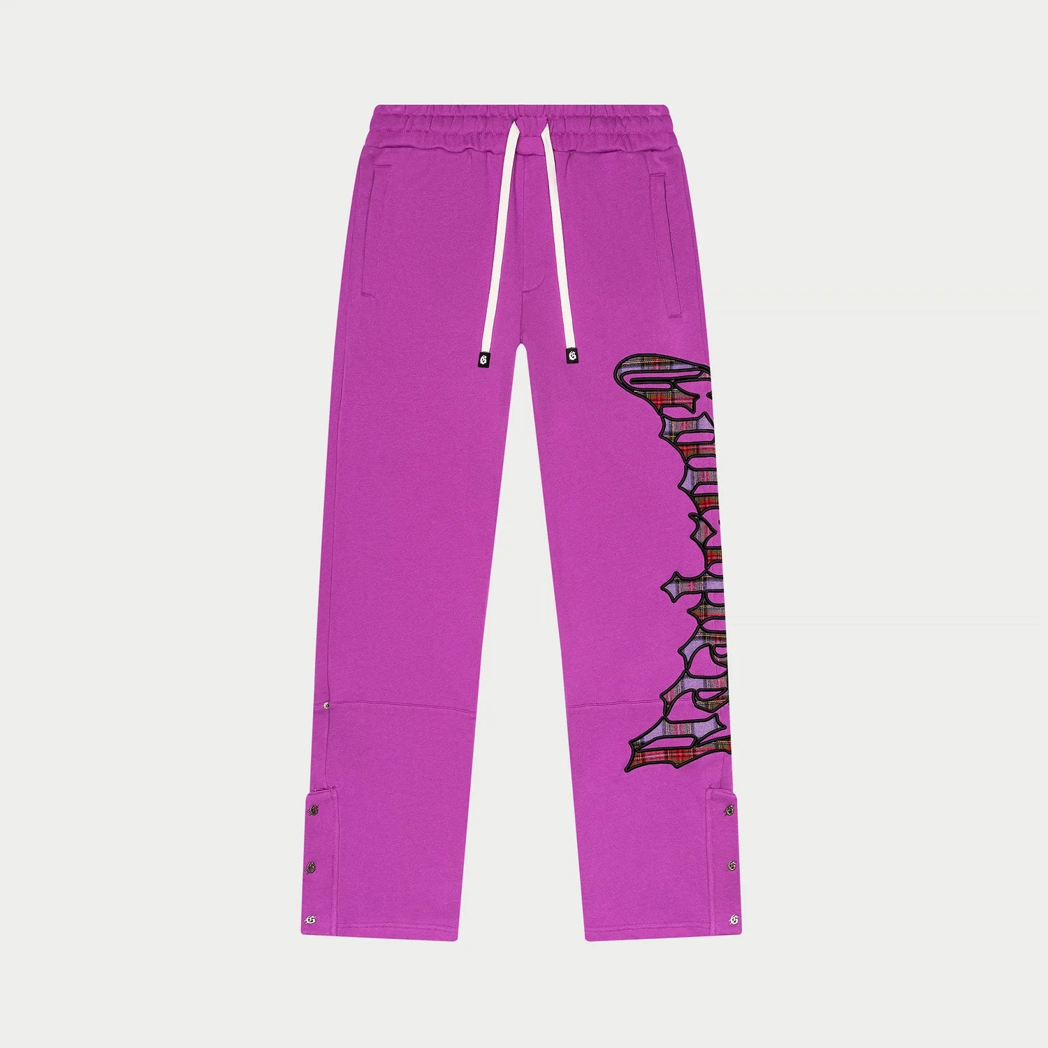 Godspeed OG Logo Sweatsuit (Pink Plaid) - Blue Jeans