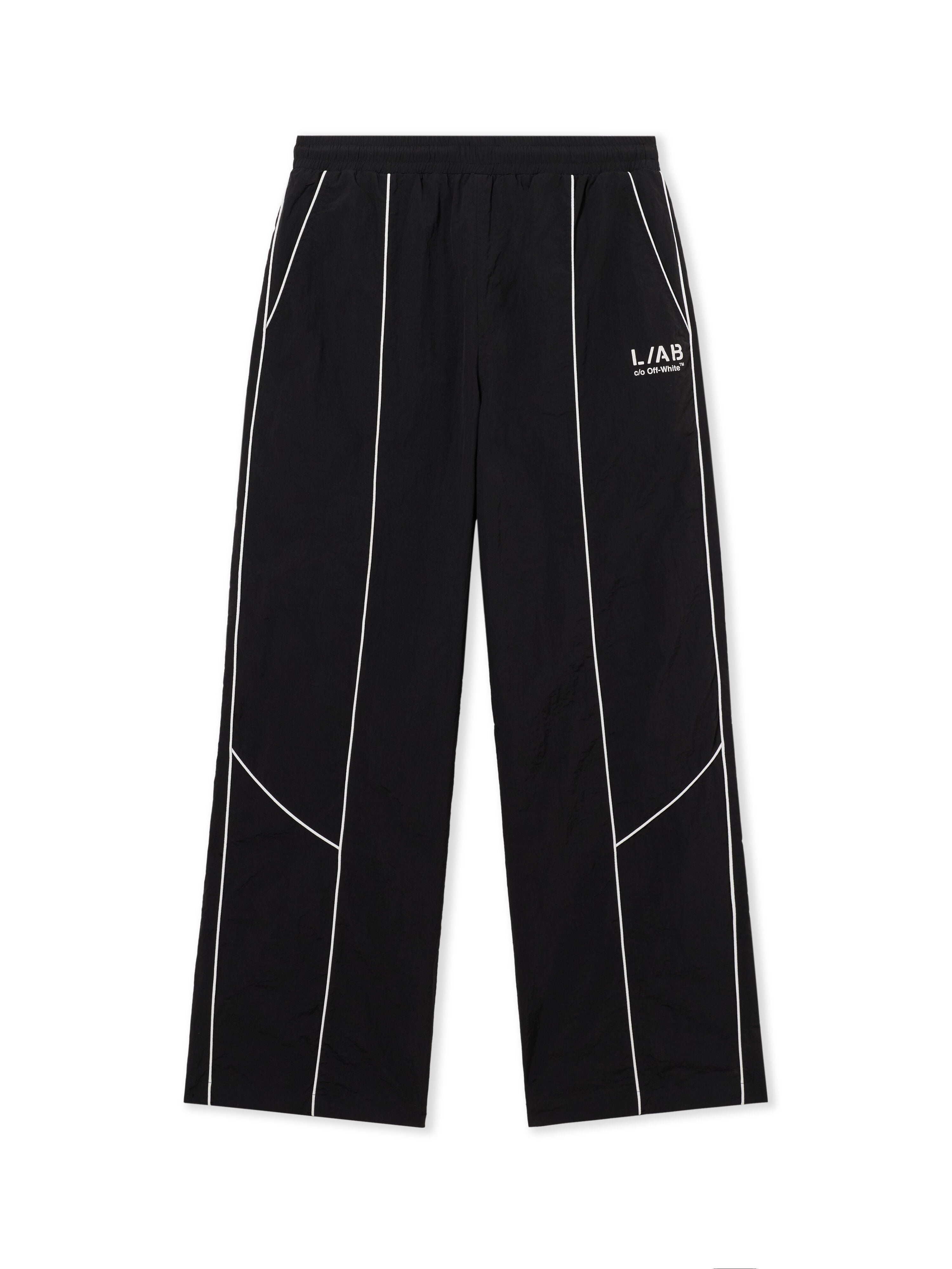L/AB c/o Off-White L/AB Contrast Piping Diagonal Tracksuit