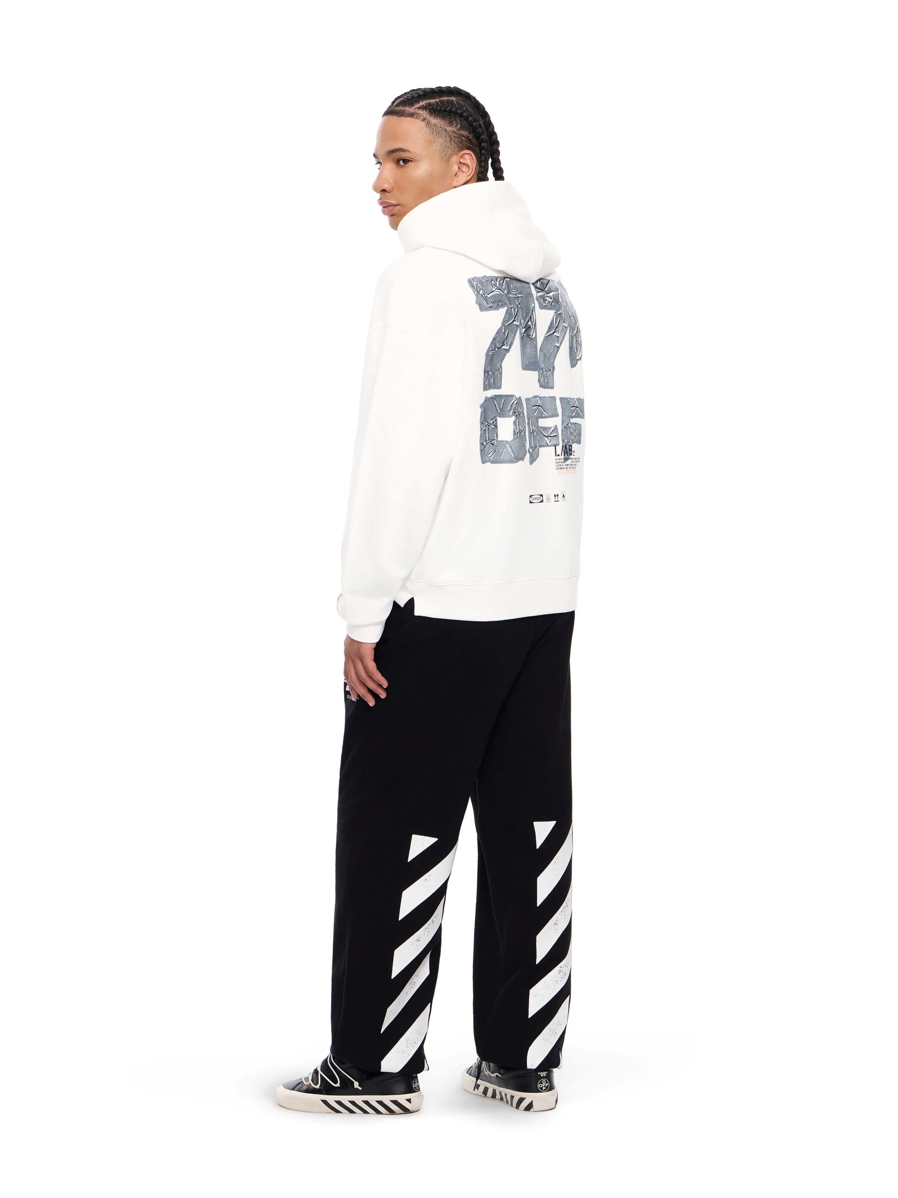 L/AB c/o Off-White L/AB Off Active Tape Hoodie