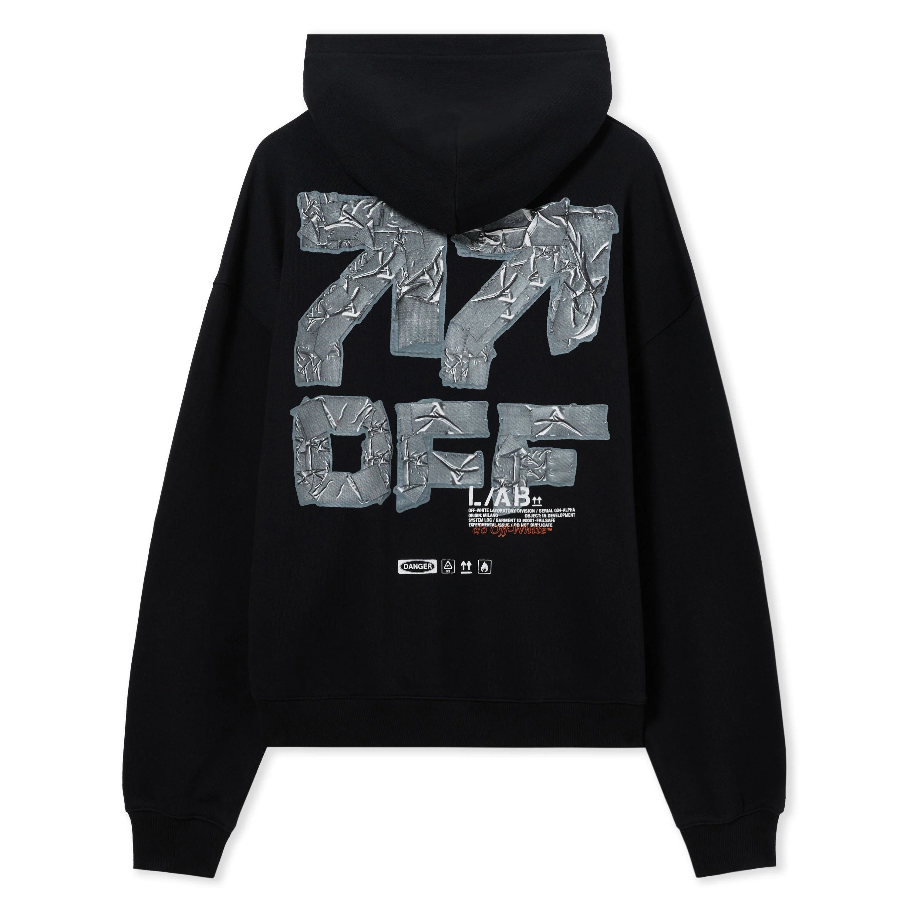 L/AB c/o Off-White L/AB Off Active Tape Hoodie
