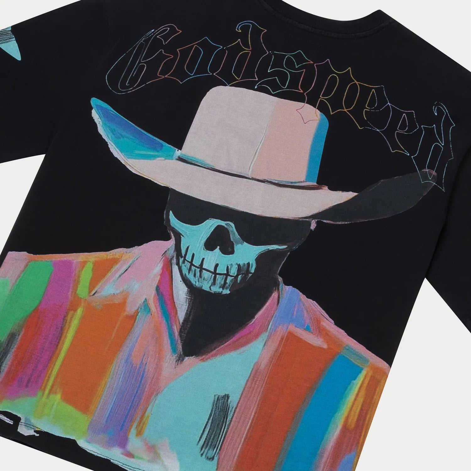 Godspeed Pastel Cowboy T-Shirt (Black Wash)