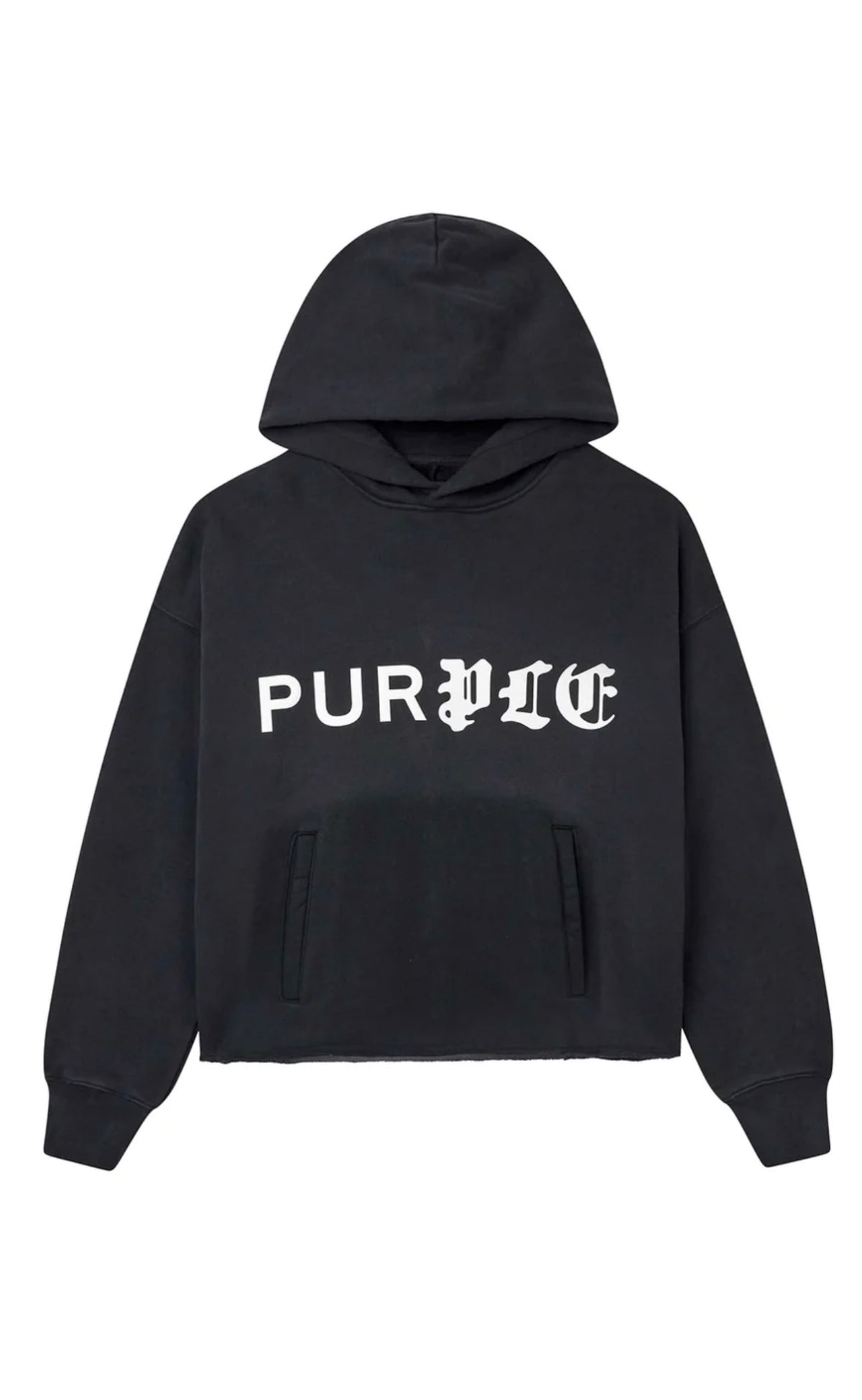 Purple Brand Half & Half Fleece Hoodie