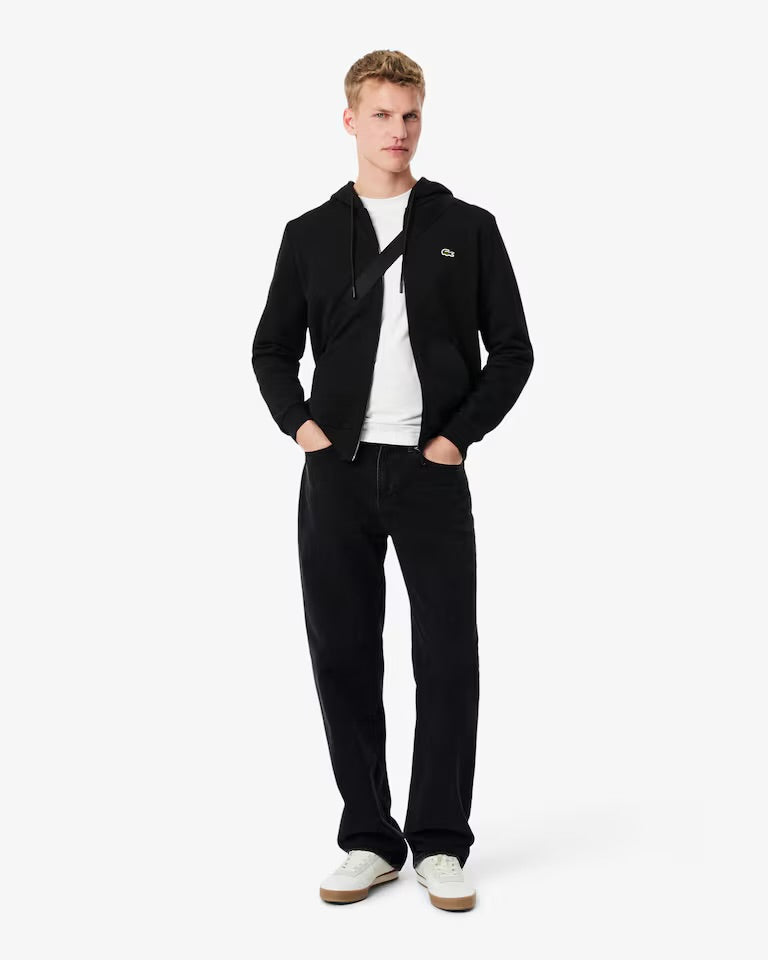 Lacoste Men's Classic Fit Zip-Up Fleece Sweatshirt
