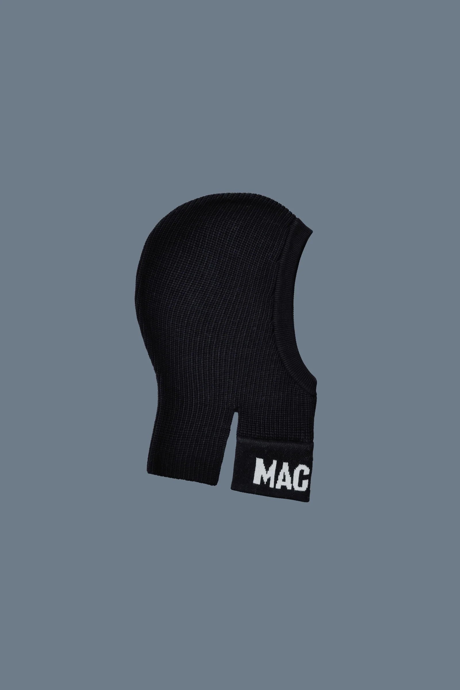 Mackage AURORA Knit merino blend logo balaclava