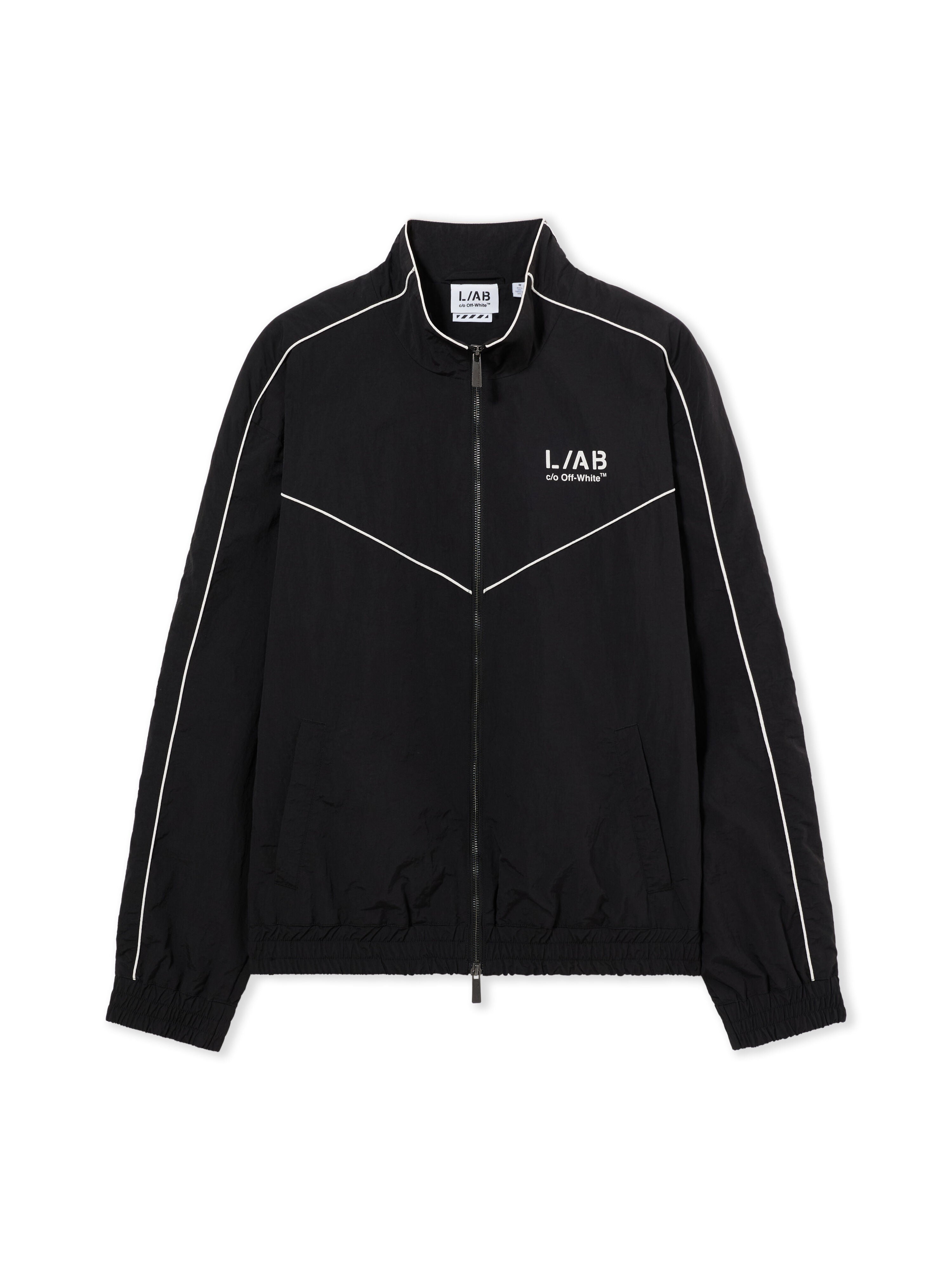L/AB c/o Off-White L/AB Contrast Piping Diagonal Tracksuit