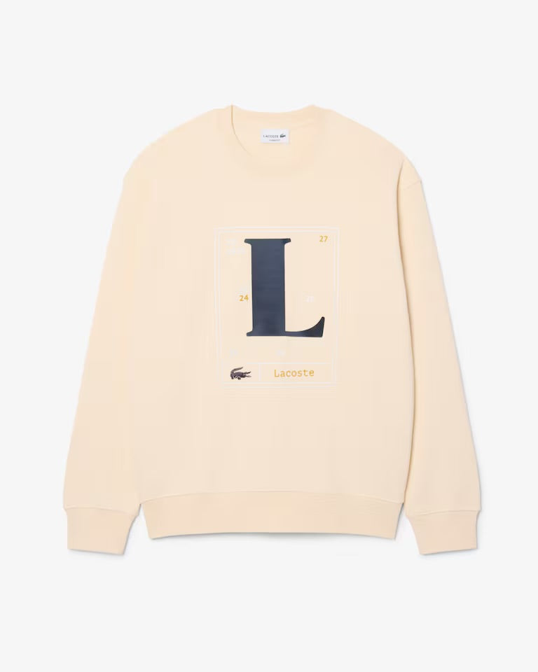 Lacoste Graphic Print Fleece Sweatshirt