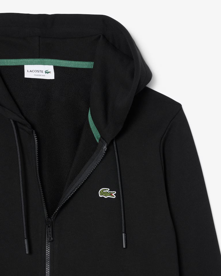Lacoste Men's Classic Fit Zip-Up Fleece Sweatshirt