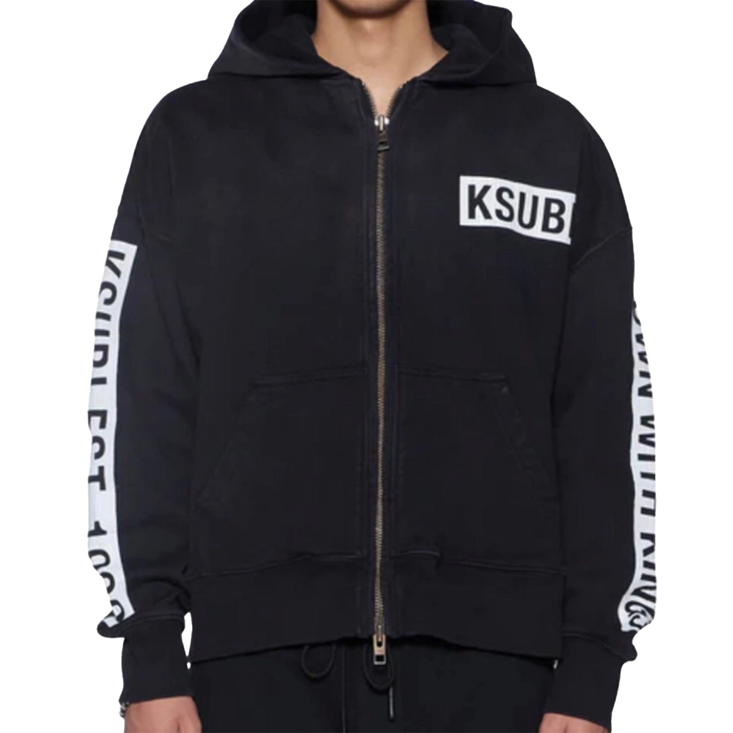 Ksubi King Halen Zip Hoodie Black