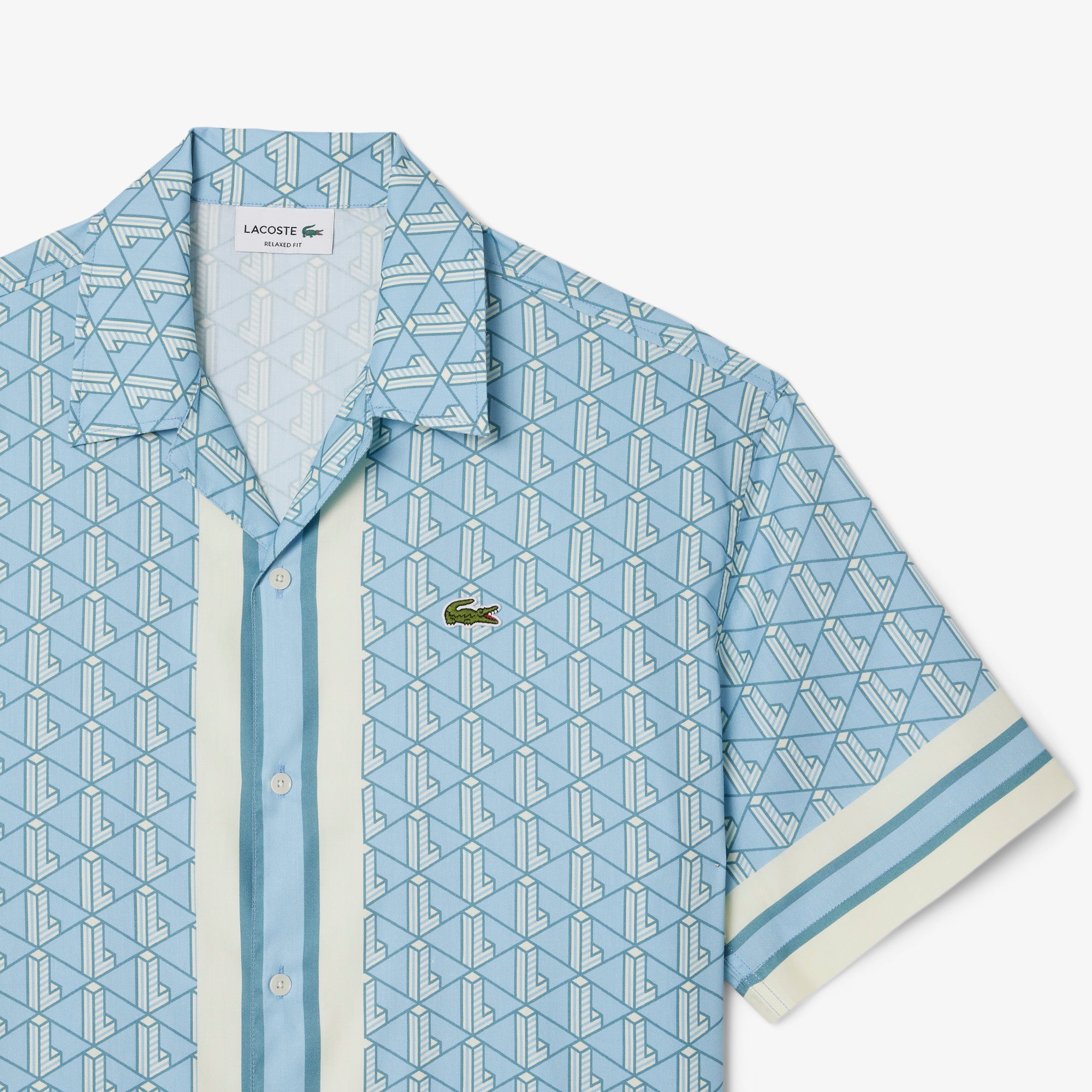 Lacoste Men's Straight Cut Monogram Shirt