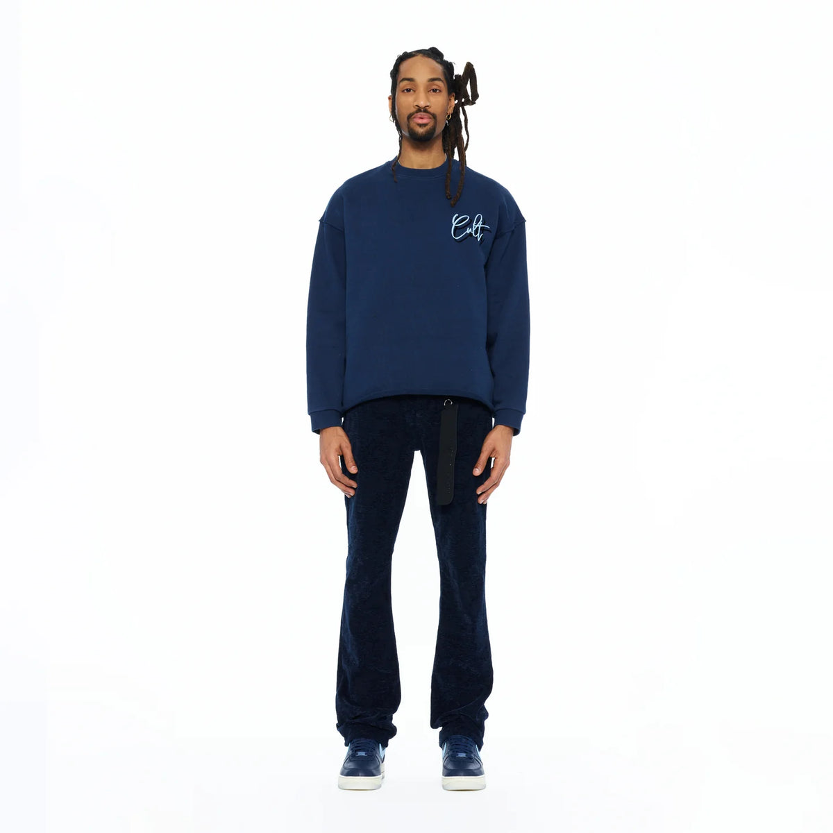 Cult Of Individuality Crew Neck Fleece “Mountain “