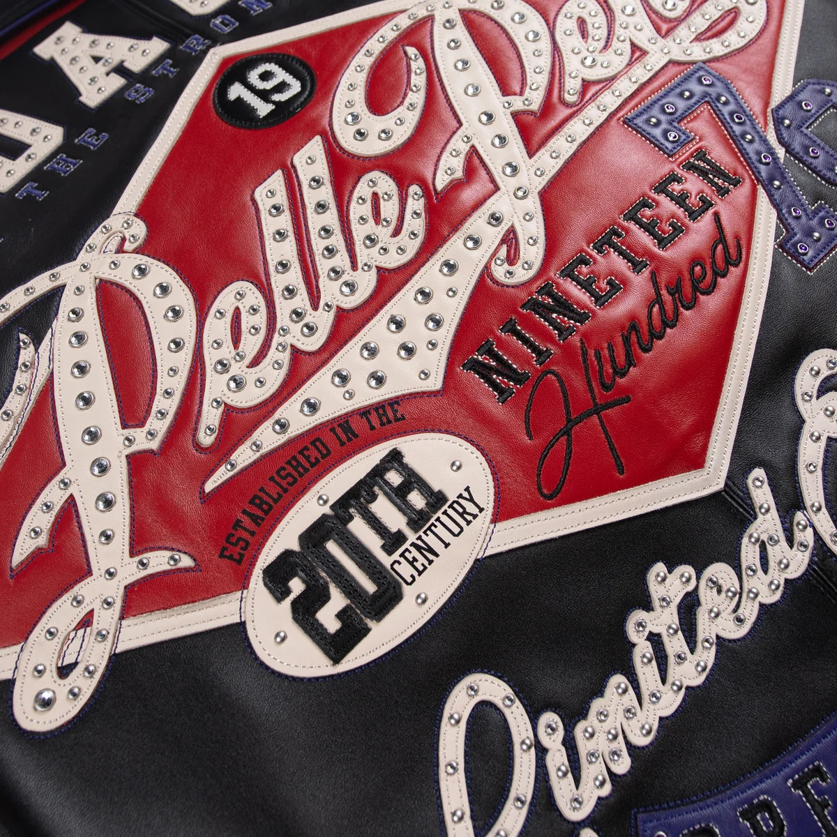 Pelle Pelle Only the Strong Jacket “Studs & Rhinestone “