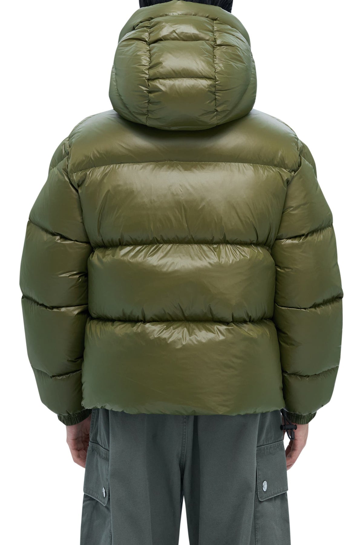 AlphaSytle Kudu Cozy Double Hood Puffer Jacket (Shiny)