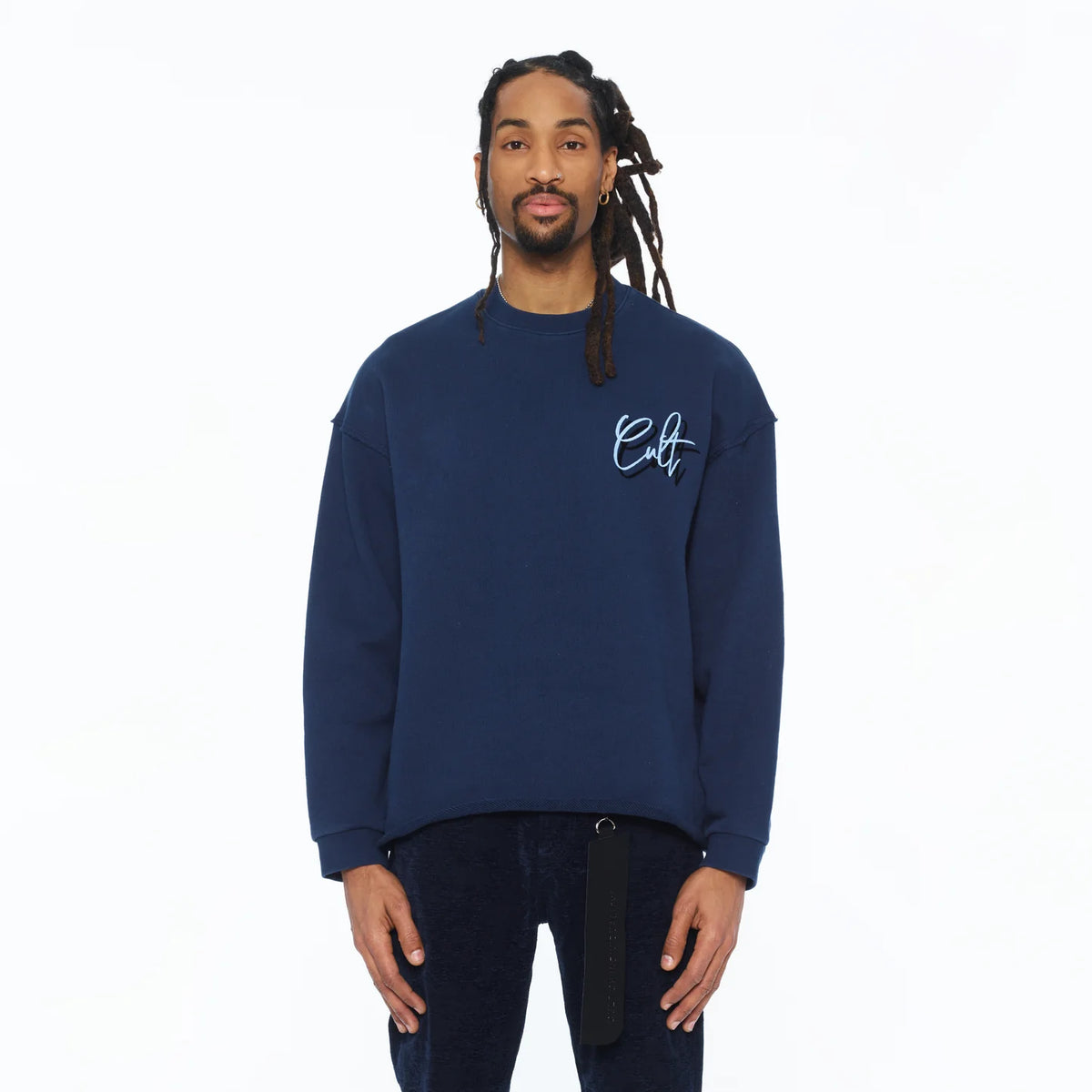 Cult Of Individuality Crew Neck Fleece “Mountain “
