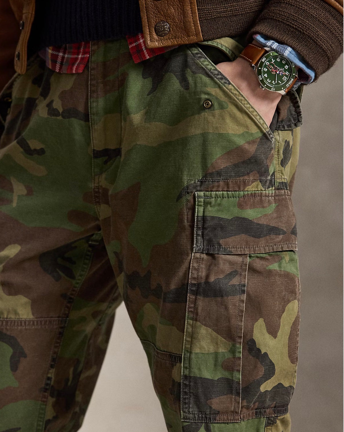 Polo Ralph Lauren Classic Fit Camo Canvas Cargo Pant