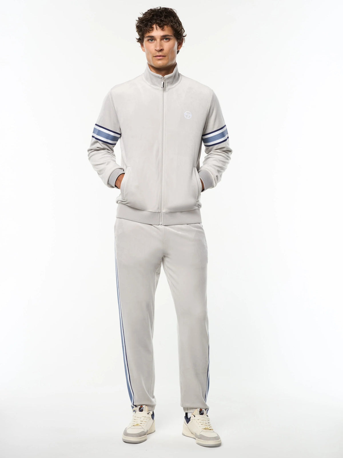 Sergio Tacchini Linera Velour Track Sweatsuit