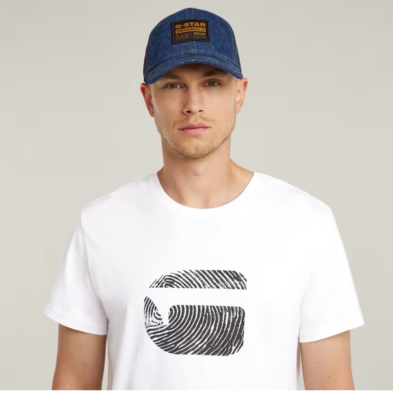 G-Star Raw Finger Print Burger T-Shrit