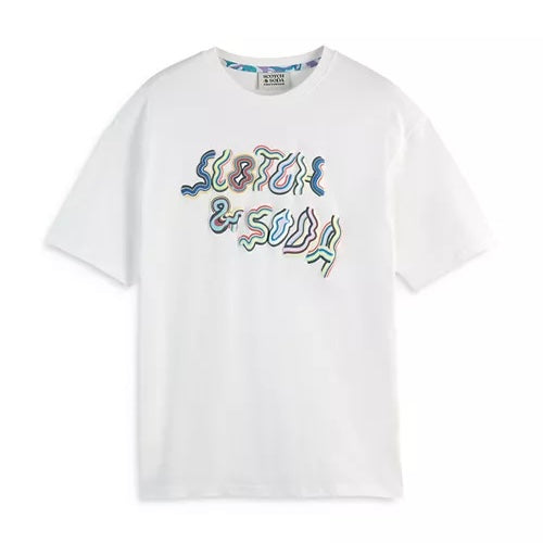 Scotch & Soda Men's Relaxed-Fit Logo Graphic T-Shirt