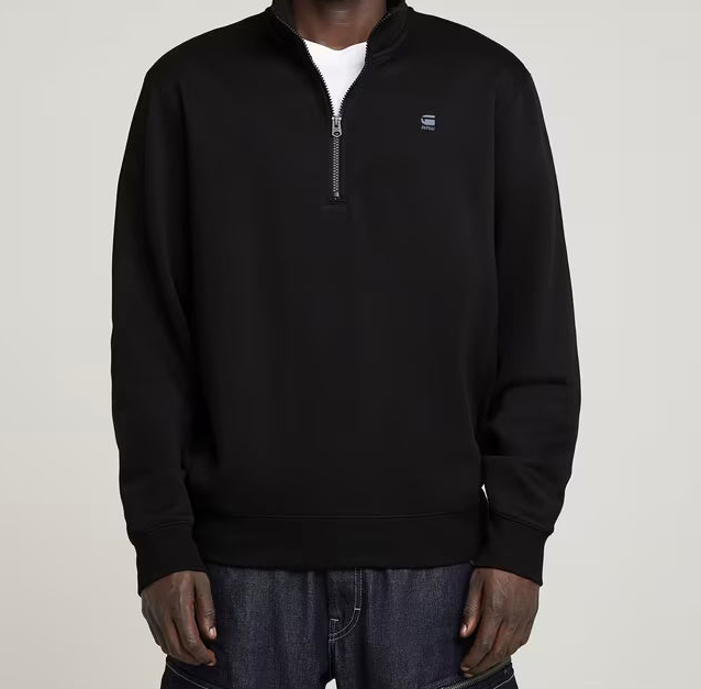 G-STAR Raw Premium Core Half Zip Sweater - Blue Jeans