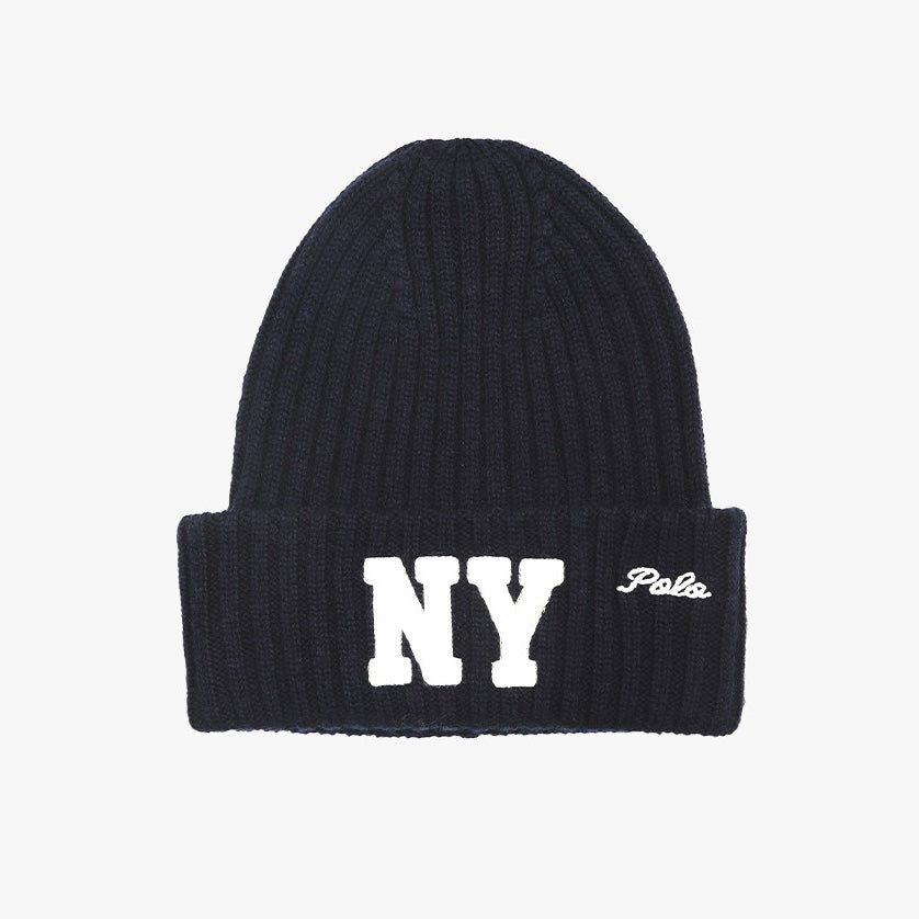Polo Ralph Lauren NY Logo-Patch Beanie