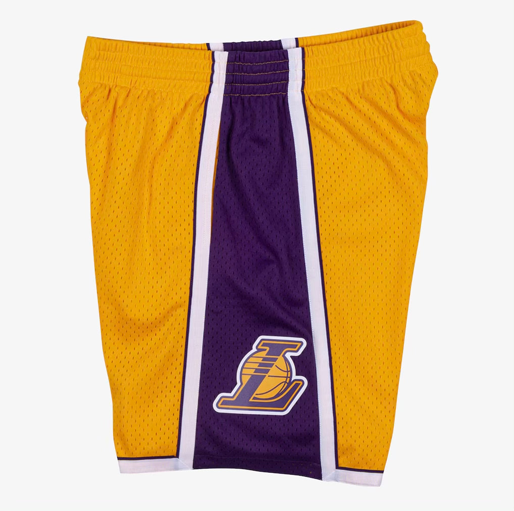 Mitchell & Ness Los Angeles Lakers 2009-10 Gold Swingman Basketball Shorts