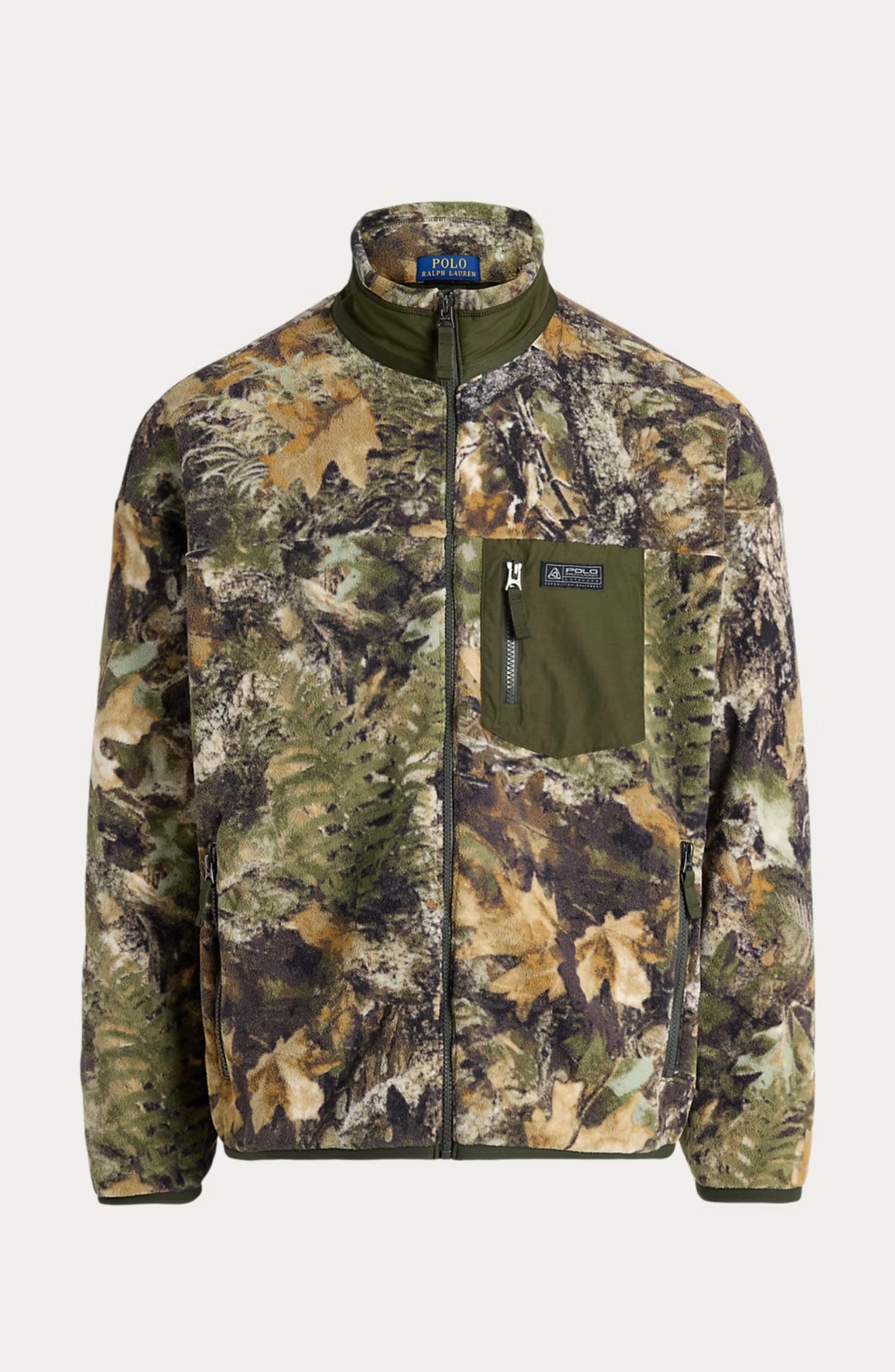 Polo Ralph Lauren Relaxed Fit Forest-Print Fleece Jacket