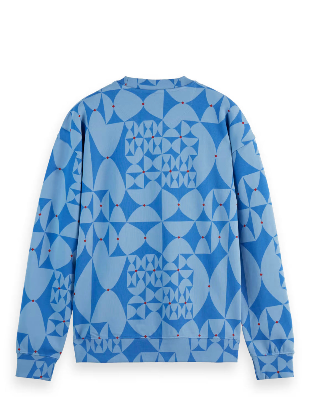 Scotch &Soda sweatshirt Diamond Print Relaxed Fit Sweatshirt