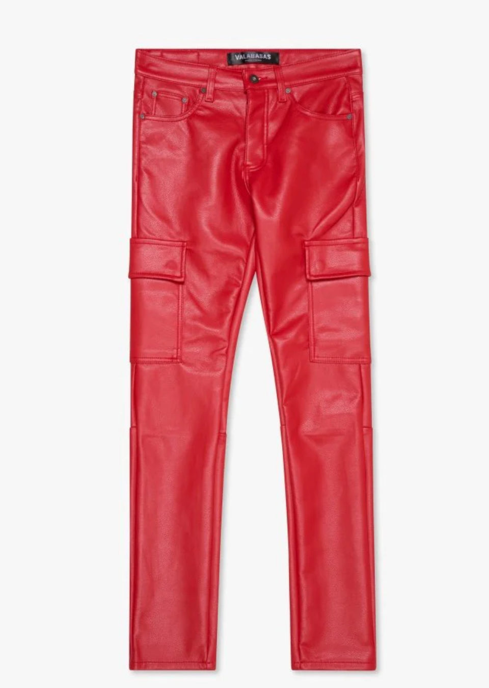 Valabasas "Citing” Red Leather Jean