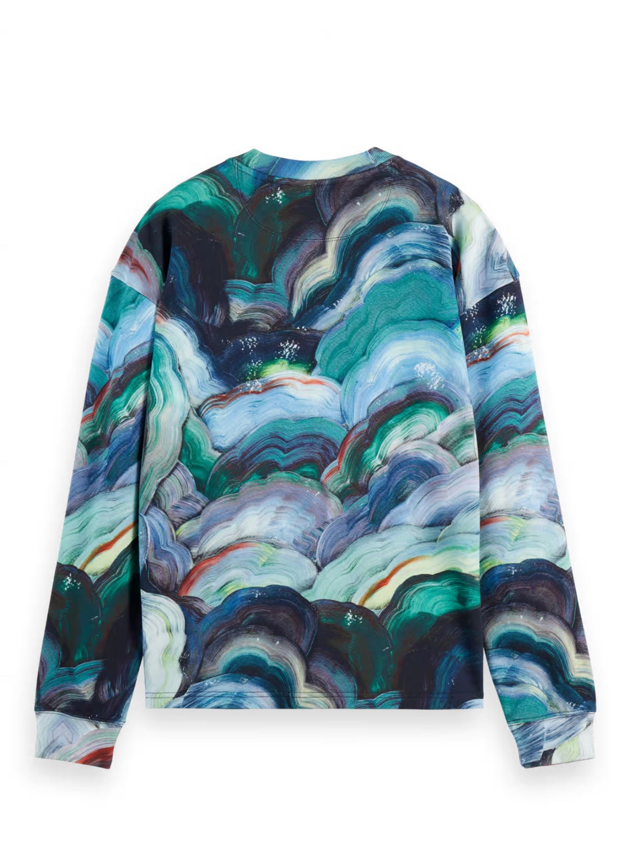 Scotch &Soda sweatshirt Loose Fit Abstract Print Sweatshirt