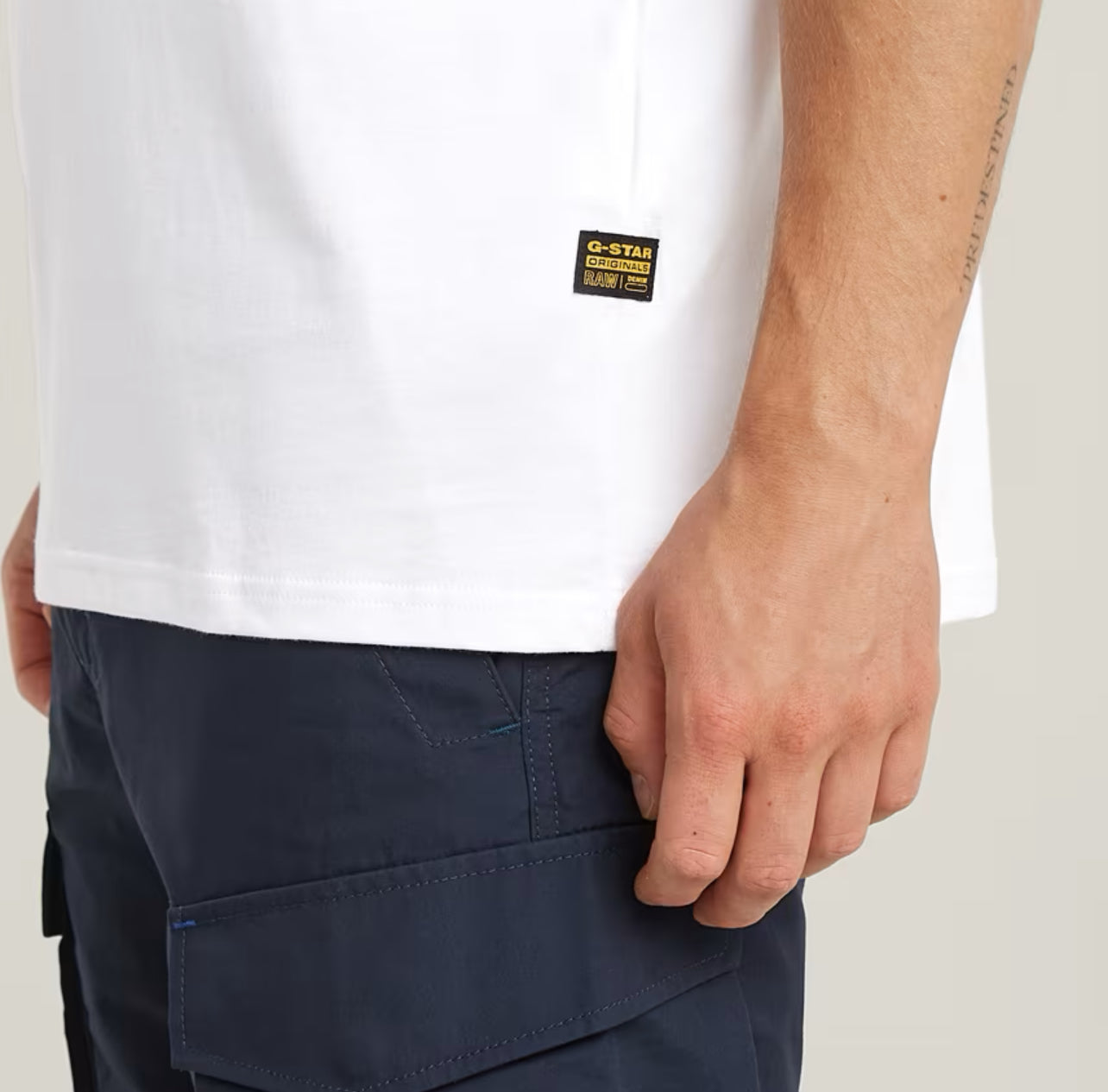 G-Star Raw Finger Print Burger T-Shrit