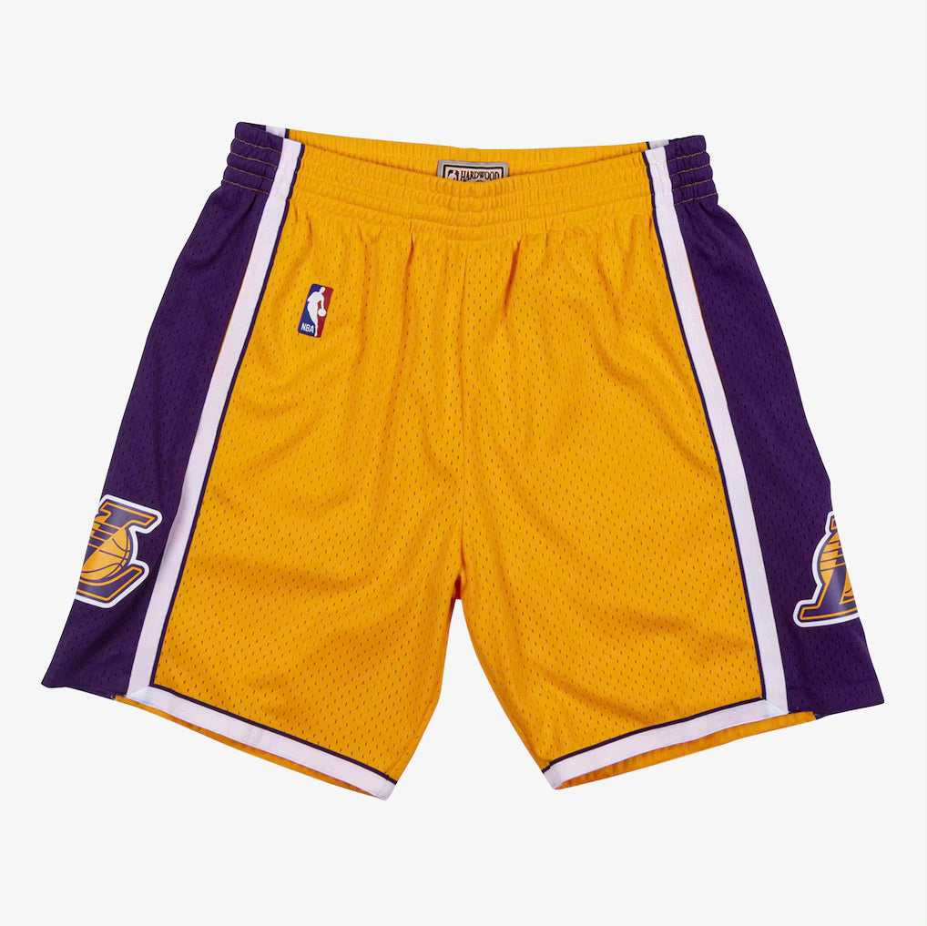 Mitchell & Ness Los Angeles Lakers 2009-10 Gold Swingman Basketball Shorts